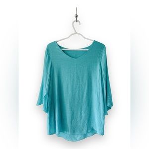 Unknown brand, size medium, teal and very light & flowy
